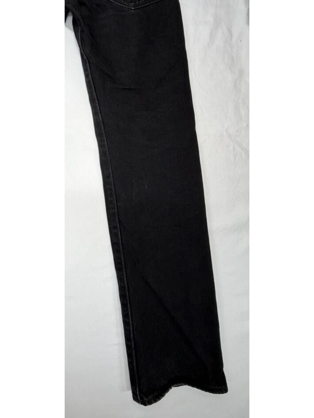 Levi Strauss 501 Men's Jeans Straight Leg Zip Fly Mid-Rise Size 32 Black